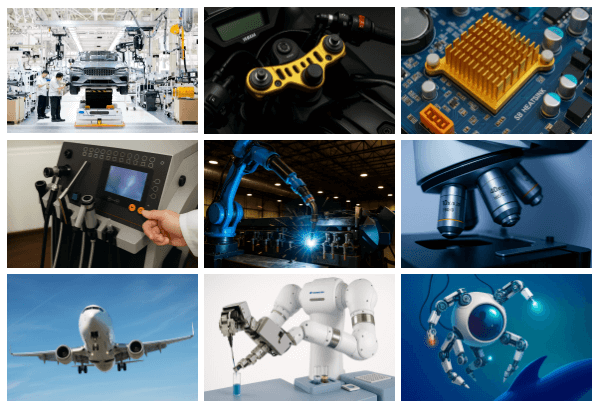 cnc industries we serve