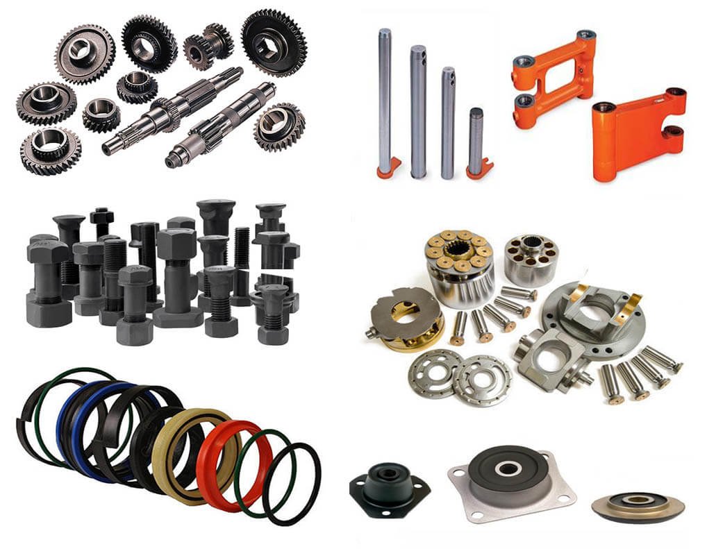 Construction machined parts