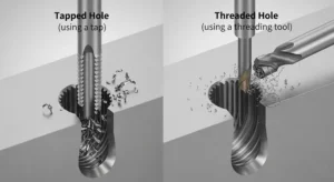 Tapped Holes vs. Threaded Holes