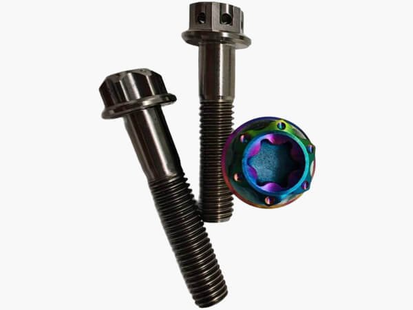 M8 titanium alloy plum blossom flange