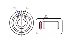 Same structure and simplified drawing method